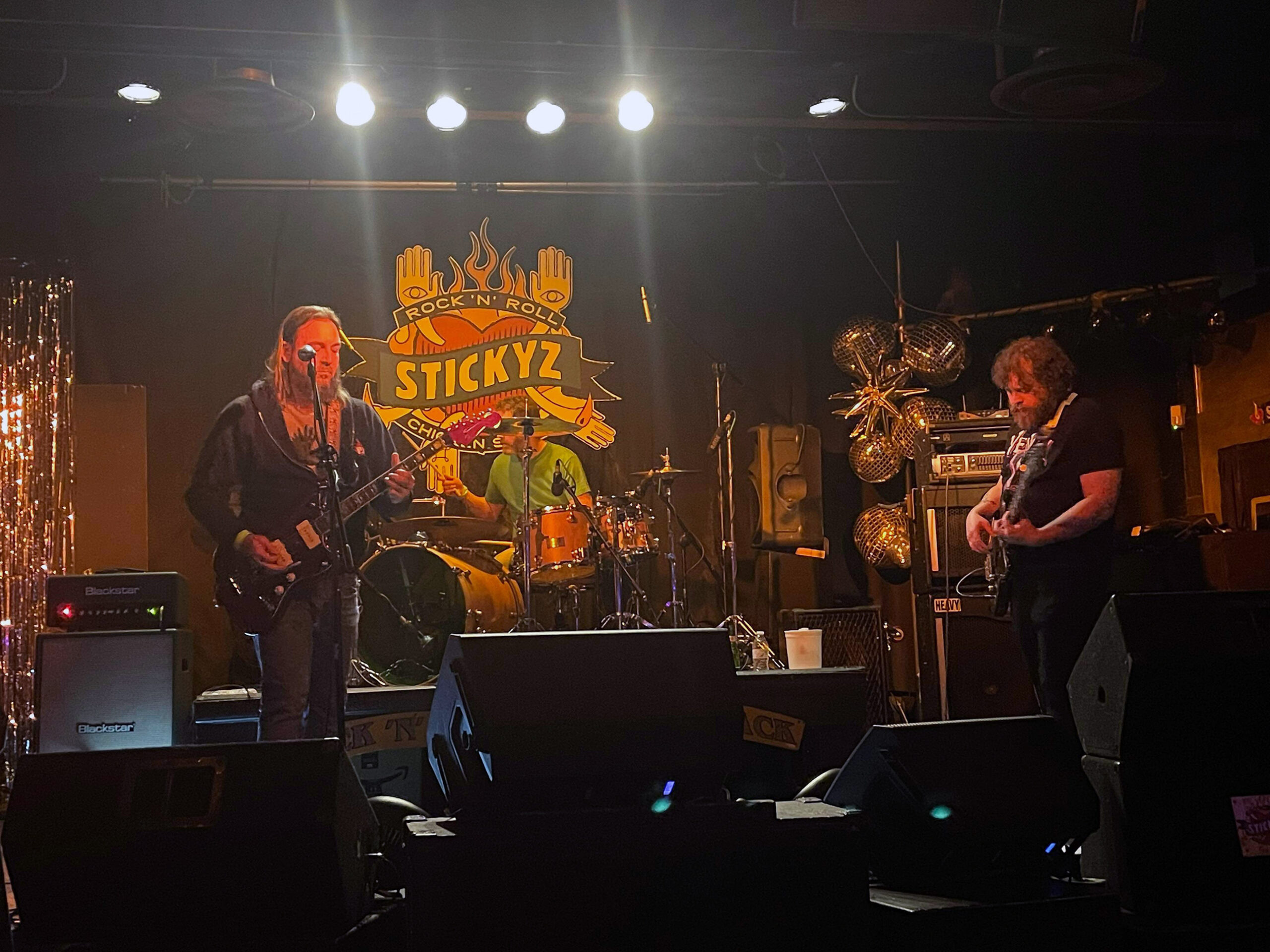 Sleeping in Circles on stage